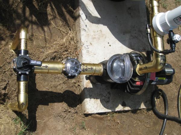 07 - Concrete pad pour and pump installation