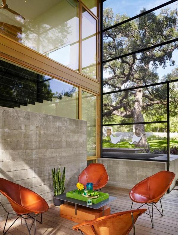 Modern-seating-in-a-screened-in-porch