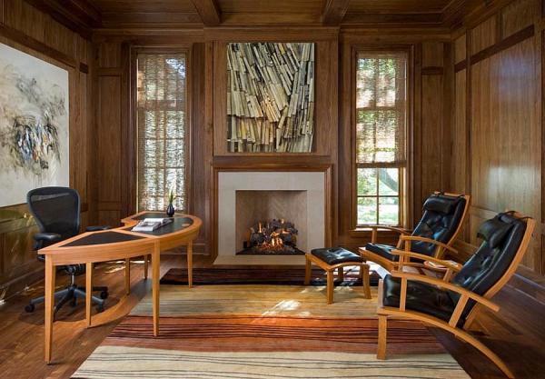 Decor-from-Thos-Moser-shapes-the-wood-filled-home-office