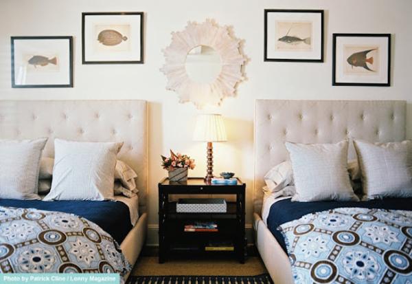Tufted-upholstered-head-boards-on-two-twin-beds