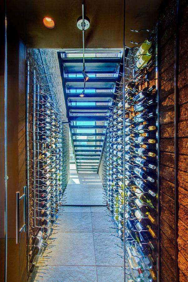 Stunning-wine-cellar-in-glass-under-the-staircase
