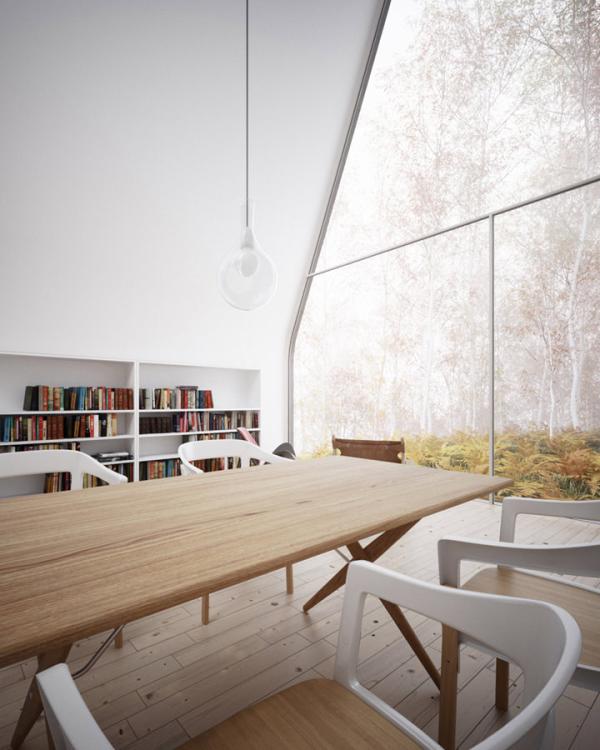 casa in forma de triunghi 5