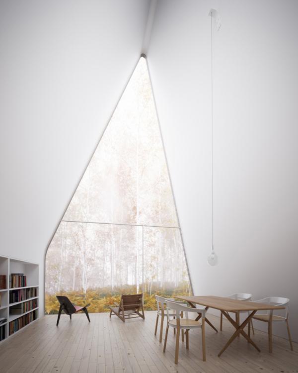 casa in forma de triunghi 6