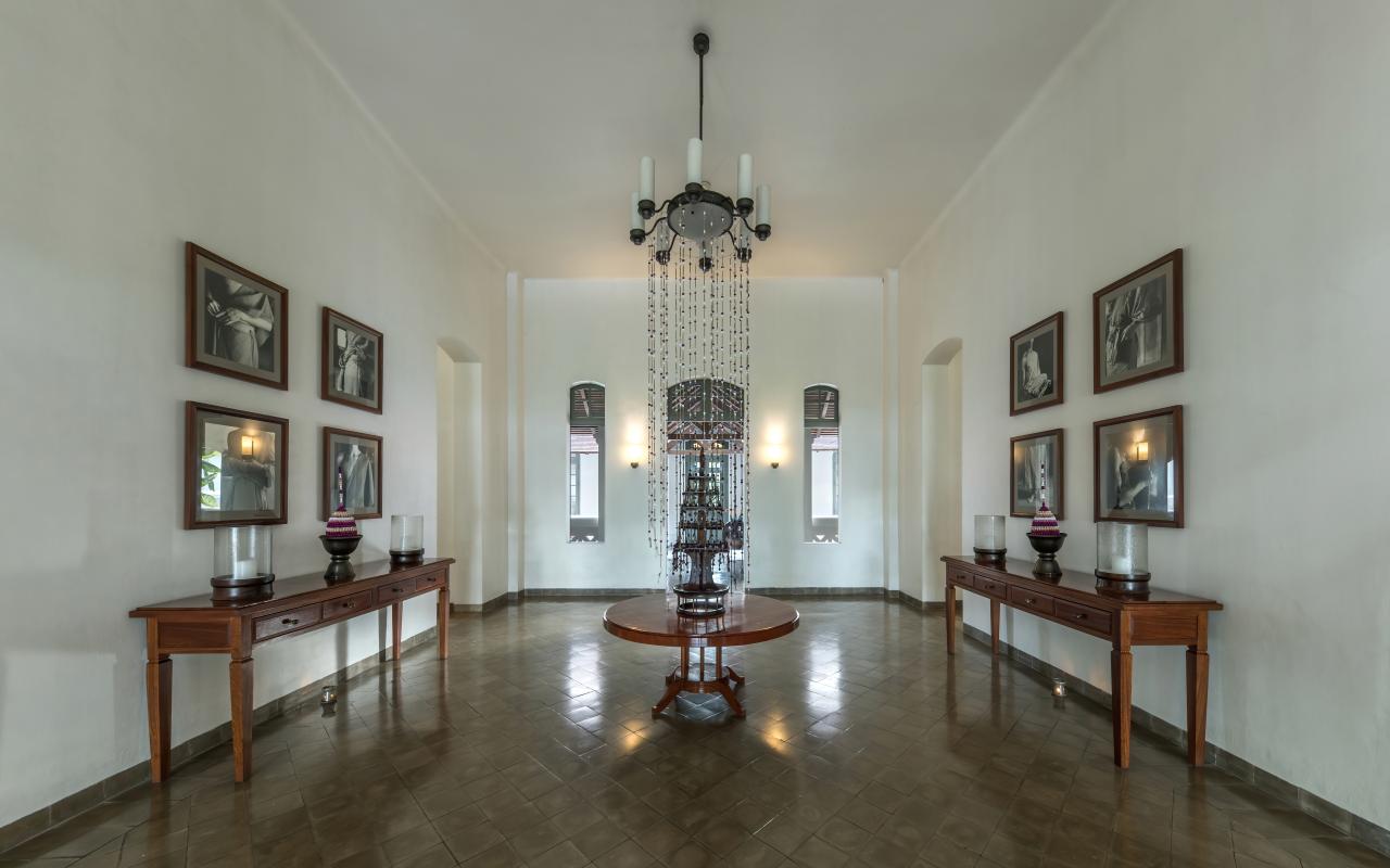 Entrance lobby of Amantaka luxury Resort & Hotel in Luang Prabang Laos.jpg