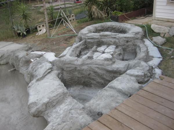 31 - Discharge tank creeks and baby pool after shotcrete