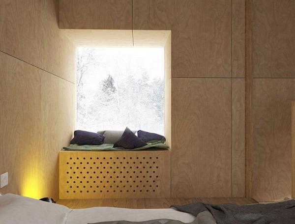 Awesome-window-nook-inside-the-cabin-bedroom