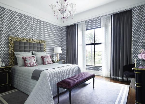 Lovely-nightstand-and-table-lamp-tucked-away-in-the-corner