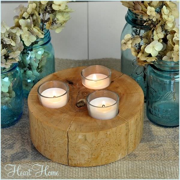 Mason-Jar-Light-DIY-sliced-wood