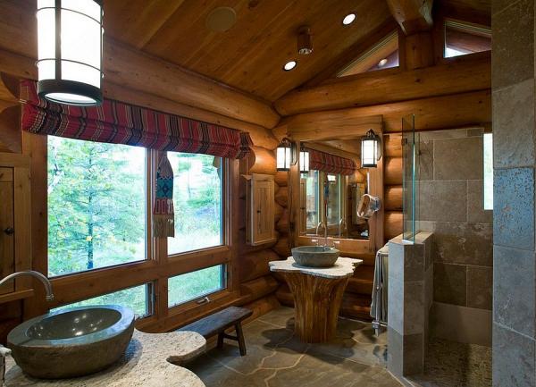 Sink-pedastal-with-cedar-tree-trunk-and-custom-granite-top