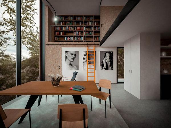 Spacious-living-room-and-library-of-the-stunning-house