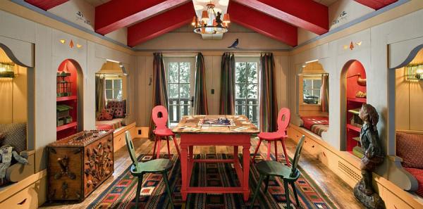 Splash-of-red-for-the-dashing-rustic-bedroom