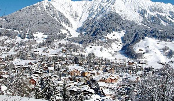 Stunning-view-of-Klosters-from-Chalet-Bear