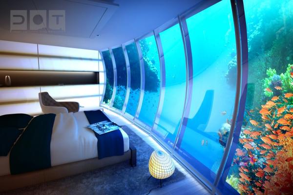Underwater-sea-themed-hotel-room