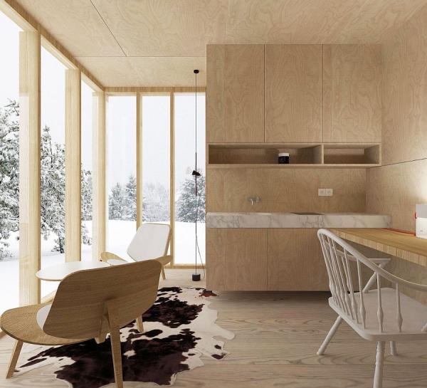 Workspace-with-wonderful-views-of-the-snow-covered-slopes-outside