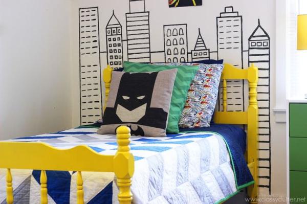 batman-washi-tape-wall