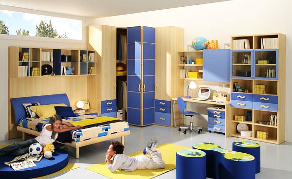 blue-yellow-Teenage-Boys-Rooms