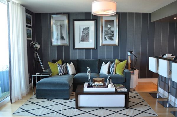 gray-modern-striped-wallpaper-design