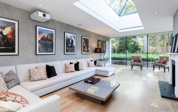 skylight-living-room-with-square-coffee-table